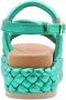 Dwrs Trendy Sandal for Summer Green Dames - Thumbnail 6