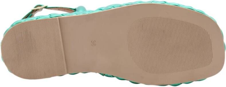 Dwrs Trendy Sandal for Summer Green Dames