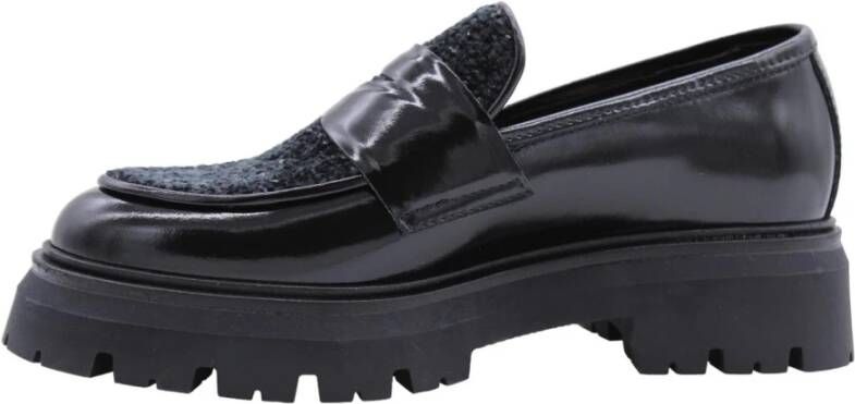 E mia BMW Mocassin Schoenen Black Dames