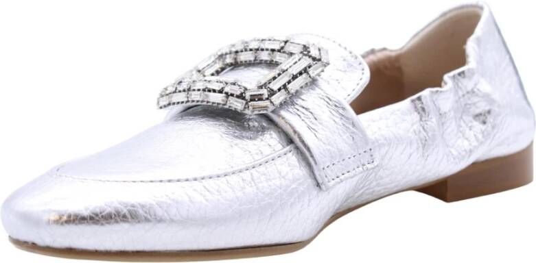 E mia Stijlvolle Chania Moccasin Flats Gray Dames