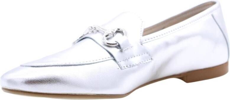 E mia Stijlvolle Moccasin Loafers voor Vrouwen Gray Dames