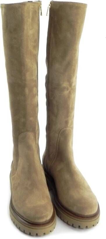 E mia High Boots Beige Dames