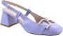 E mia Peep Toe Peep Heel Purple Dames - Thumbnail 15