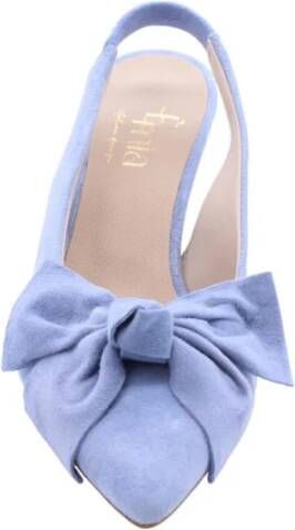 E mia Verhoog je stijl met Slingback pumps Blue Dames