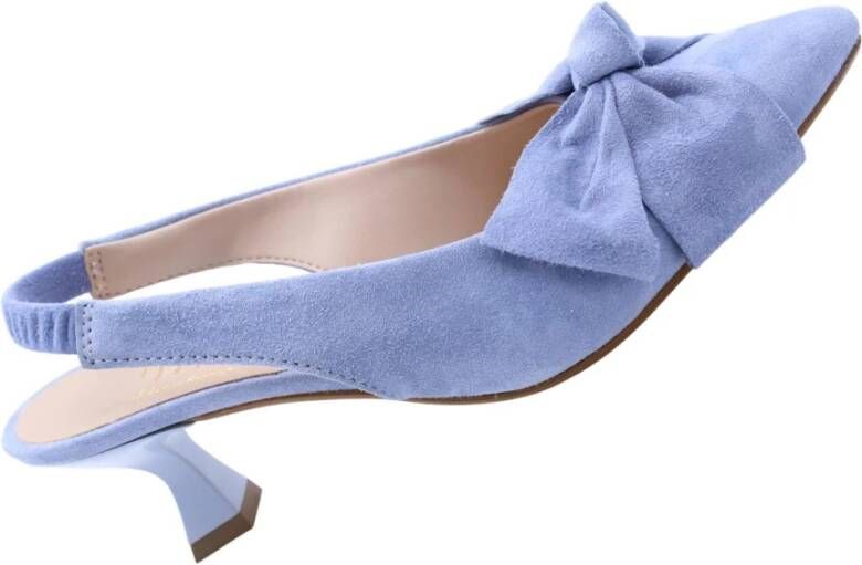 E mia Verhoog je stijl met Slingback pumps Blue Dames