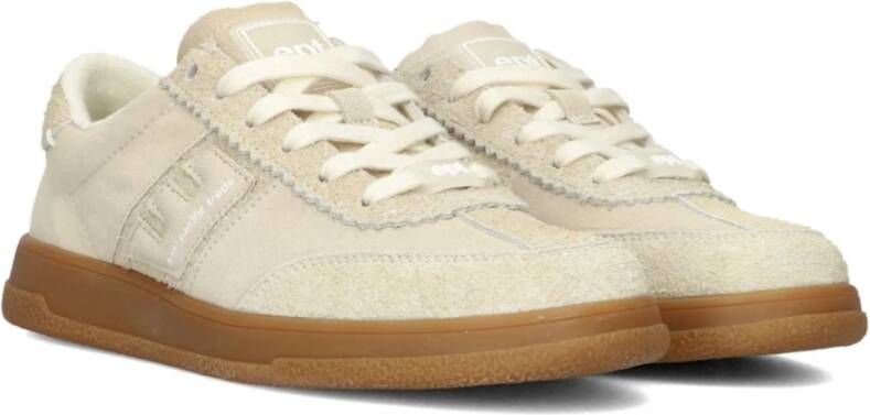 EAST PACIFIC TRADE Lage Sneakers Dames Santos-w Maat: 43 Materiaal: Suède Kleur: Beige - Foto 3