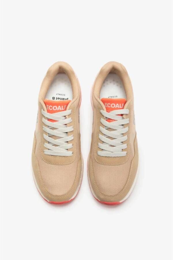 Ecoalf Beige Cervino Sneakers Roze Dames