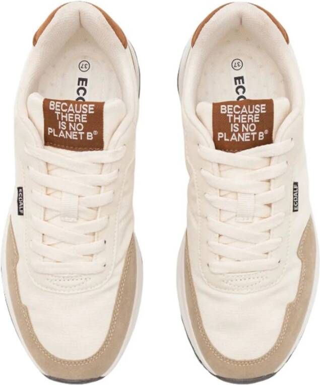 Ecoalf Beige Textiel Sportieve Sneakers voor Vrouwen Beige Dames