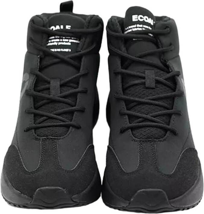 Ecoalf Casual Zwarte Dames High Top Sneakers Black Dames