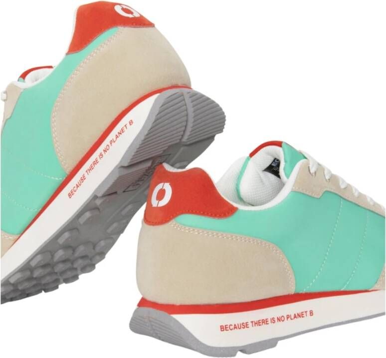 Ecoalf Groene Synthetische Sneakers Mika