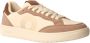 Ecoalf Vegan Sneakers Deiany Wit-Roze Beige Dames - Thumbnail 3