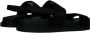 Ecoalf Zwarte Casual Nylon Sandalen met 3cm Rubberen Zool Black Dames - Thumbnail 2