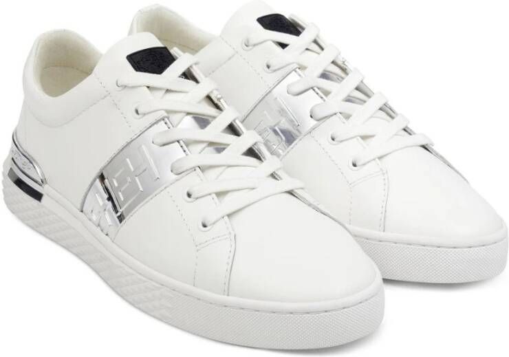 Ed Hardy Drakenschubben Lage Top Sneakers White Heren