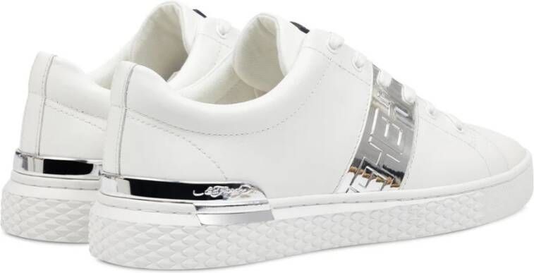 Ed Hardy Drakenschubben Lage Top Sneakers White Heren