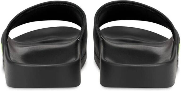 Ed Hardy Zwart-Fluo Mode Slippers Black Dames