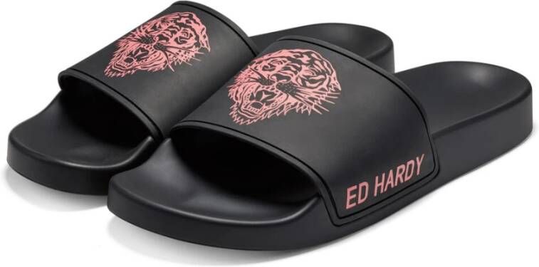 Ed Hardy Sneakers Black Dames