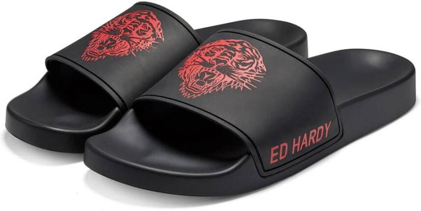 Ed Hardy Sneakers Black Heren