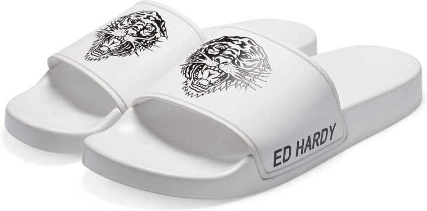 Ed Hardy Sneakers White Heren