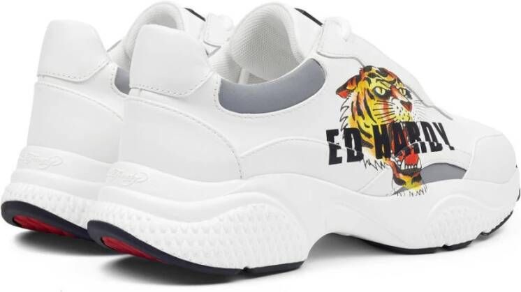 Ed Hardy Sneakers Wit Heren