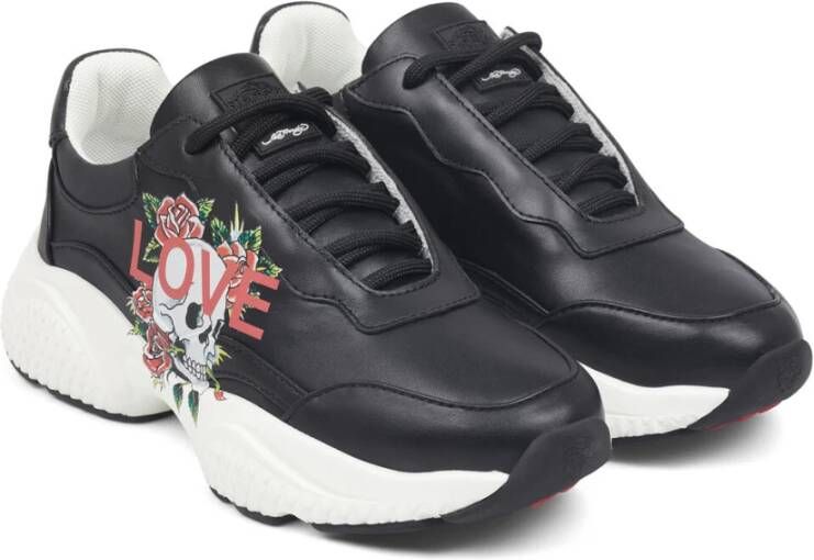 Ed Hardy Sneakers Zwart Dames