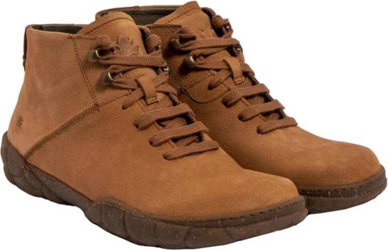 El Naturalista Bruine Veterschoen Nubuck Leer Brown Heren