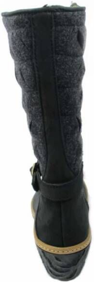 El Naturalista Dames Nubuck Leren Sleehak Laarzen Black Dames