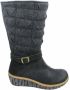 El Naturalista Dames Nubuck Leren Sleehak Laarzen Black Dames - Thumbnail 6