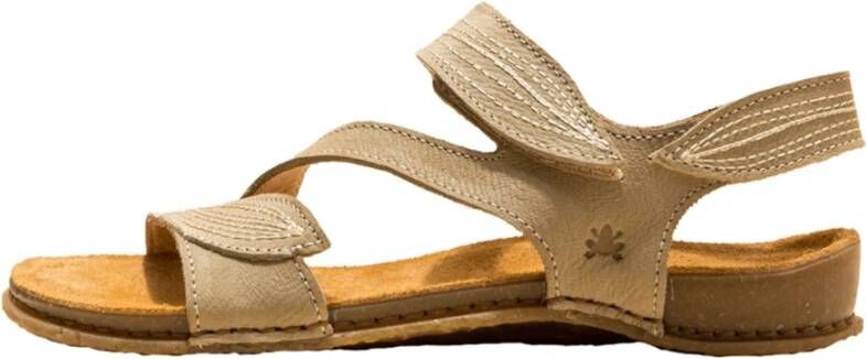 El Naturalista Khaki Sandalen Beige Dames
