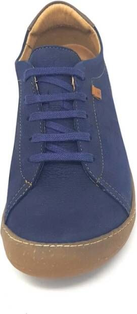 El Naturalista Nubuck Leren Veterschoenen Blue Heren