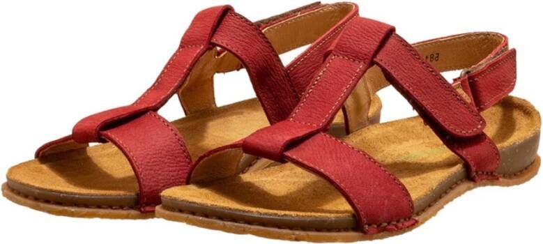 El Naturalista Rode Stijlvolle Schoen Red Dames