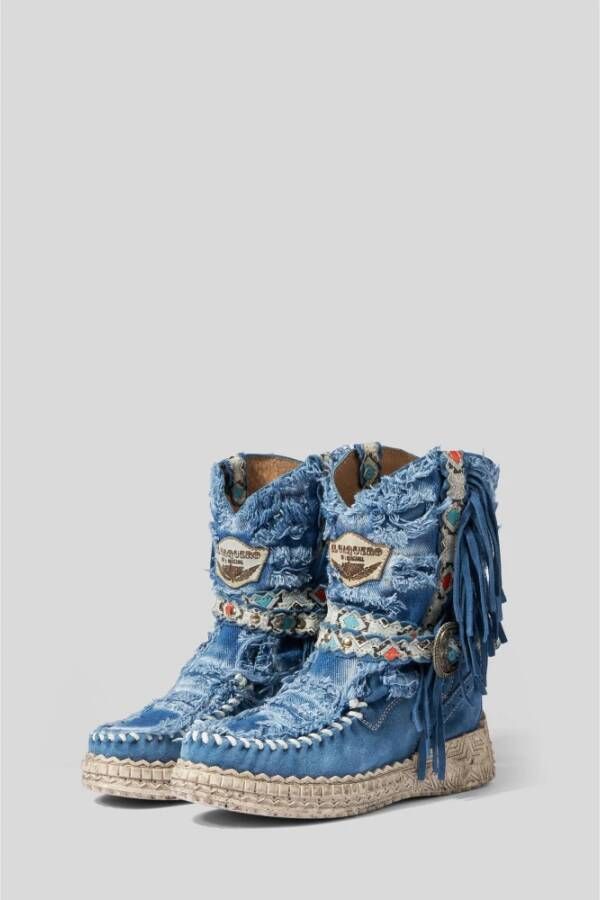 El Vaquero Beperkte Atomic Jeans Laars Blue Dames