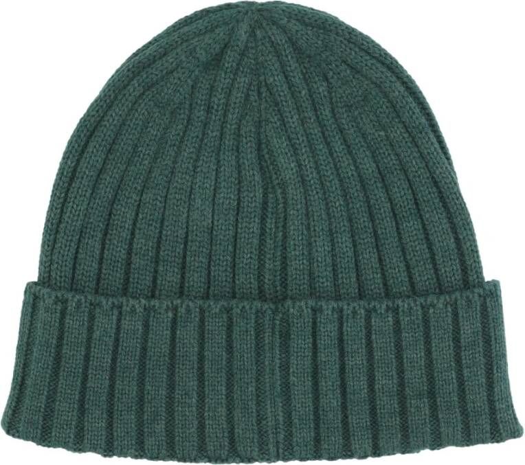 Element Geribbelde Boord Beanie Hoed Groen
