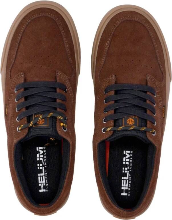 Element Kastanje Skate Schoenen met Vetersluiting