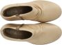Elena Iachi Boots Charme Ecrú Heeled Ankle Boot in beige - Thumbnail 3