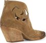 Elena Iachi Cowboy Boots Beige Dames - Thumbnail 3
