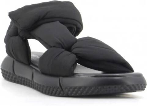 Elena Iachi Flat Sandals Black Dames