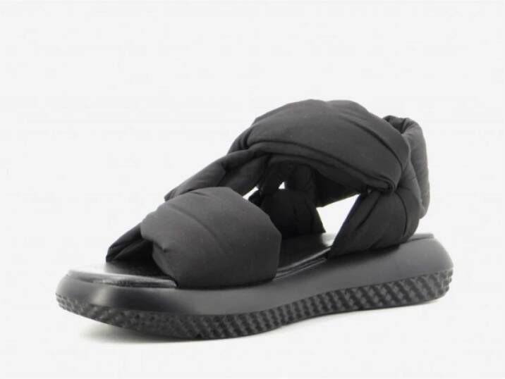 Elena Iachi Flat Sandals Black Dames