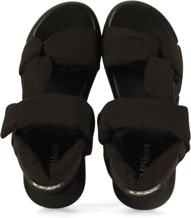 Elena Iachi Flat Sandals Black Dames