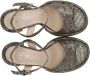 Elena Iachi Sandalen Lexy Black Gold Heeled Sandal in grijs - Thumbnail 3