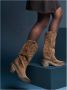 Elena Iachi High Boots Green Dames - Thumbnail 2