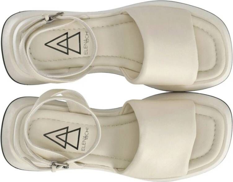 Elena Iachi Ivory Platform Sandal