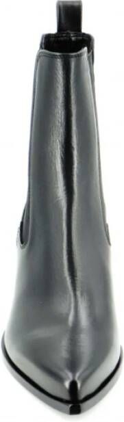 Elena Iachi Leren cowboy laarzen met 70mm hak