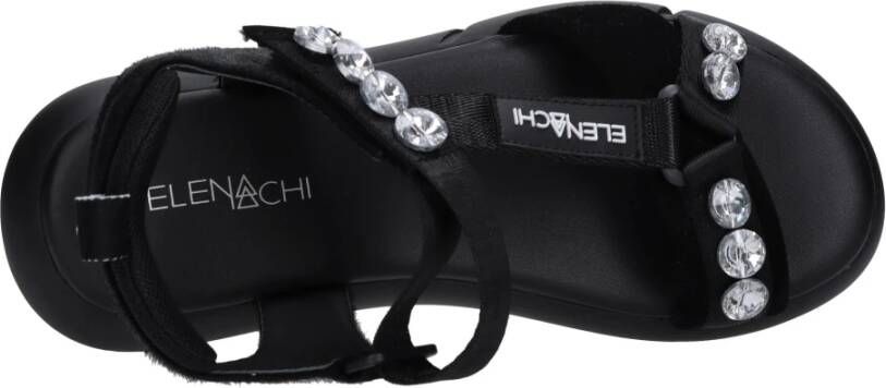 Elena Iachi Platte sandalen
