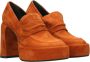 Elena Iachi Gebruikte Tas Bruine Suède Pumps Brown Dames - Thumbnail 2