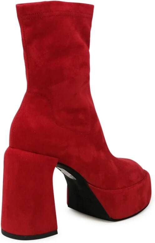 Elena Iachi Rode Enkellaarsjes Aw23