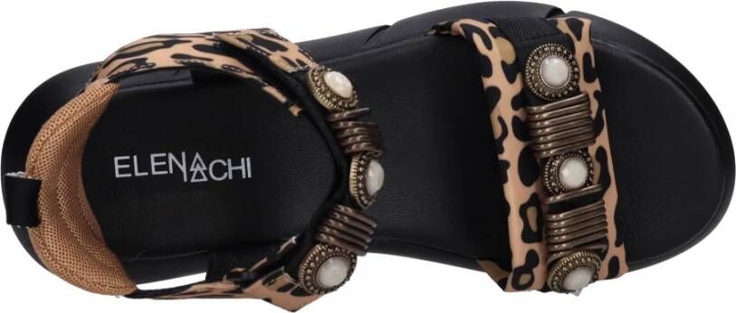 Elena Iachi Sandalen met sleehak