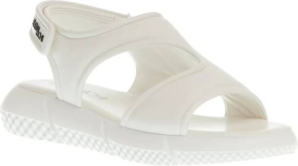 Elena Iachi Sportieve Witte Leren Sandalen Ss24 White Dames