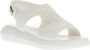 Elena Iachi Sportieve Witte Leren Sandalen Ss24 White Dames - Thumbnail 2