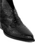 Elena Iachi Zwarte Croco Leren Enkellaarzen - Thumbnail 2