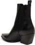 Elena Iachi Zwarte leren Beatles laarzen Black Dames - Thumbnail 3